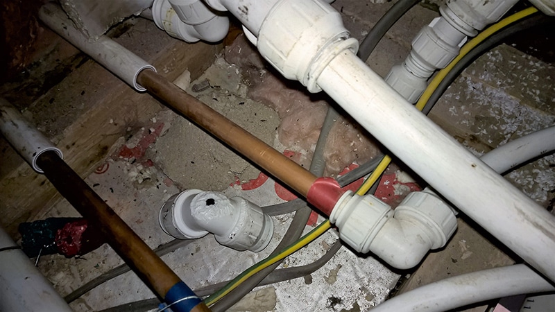 Water Pipe damage