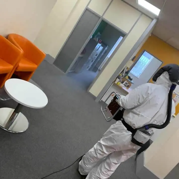 coronavirus office disinfecting